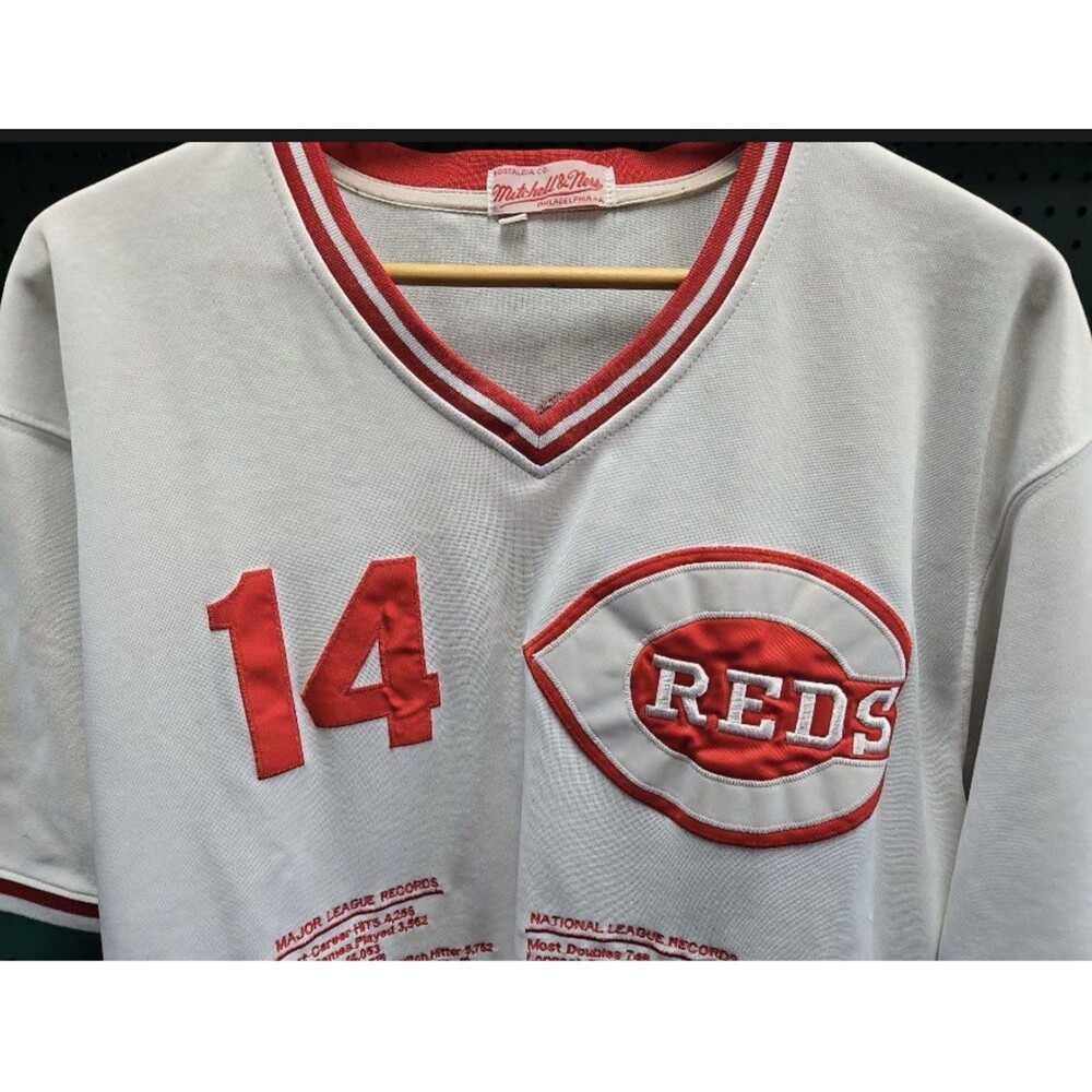 Mitchell & Ness Cincinnati Reds Pete Rose Throwback Jersey XL - Picture 4 of 9